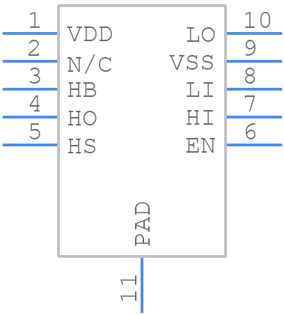 2EDL8034G3CXTMA1 - Infineon - PCB symbol