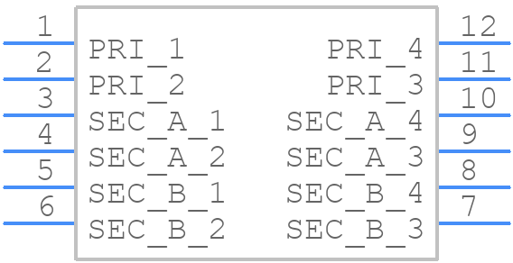 HP6-0121L - COILCRAFT - PCB symbol