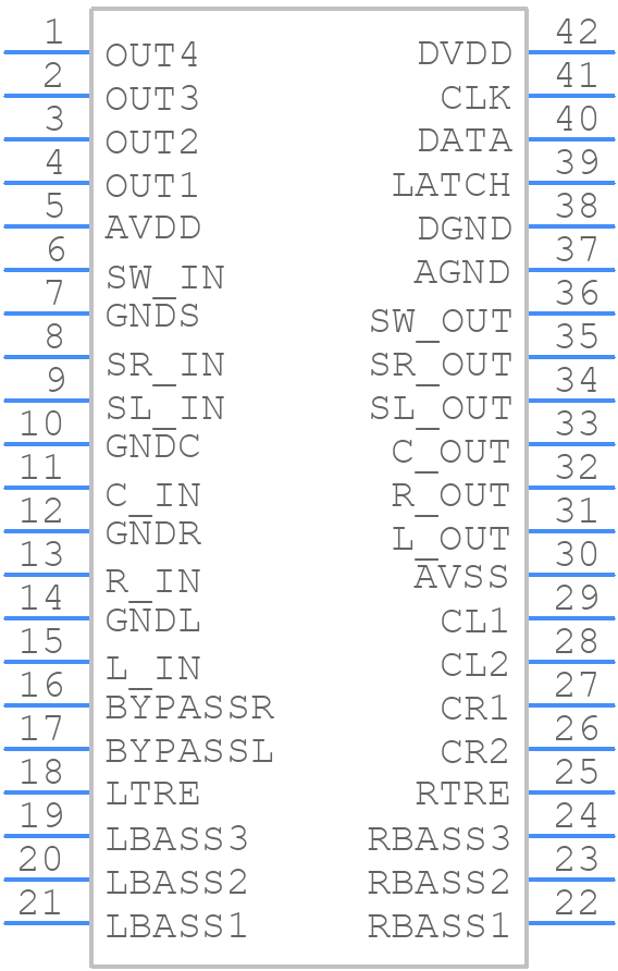 M62446AFP - Renesas Electronics - PCB symbol