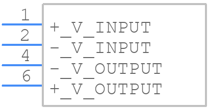 AM1D-240505DZ - aimtec - PCB symbol