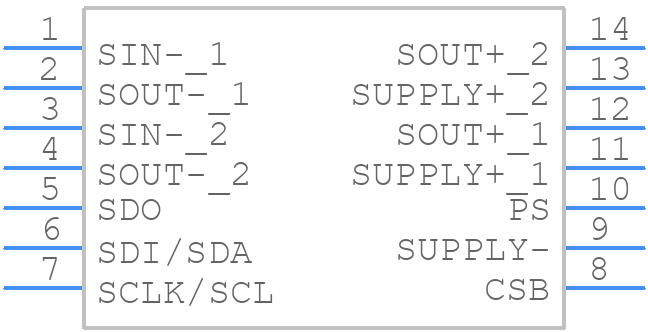 MS5525DSO-DB030DS - TE Connectivity - PCB symbol