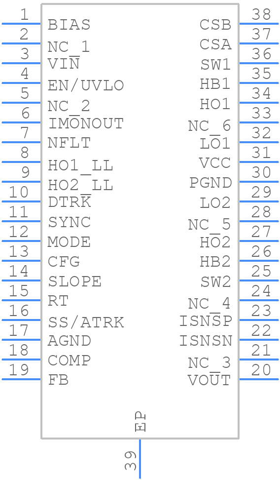 LM517701DCPR - Texas Instruments - PCB symbol