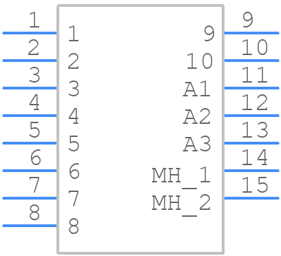 681M13W3103L041 - NorComp - PCB symbol