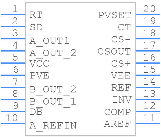 UC3638DWG4 - Texas Instruments - PCB symbol