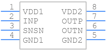 AMC0311DDWVR - Texas Instruments - PCB symbol