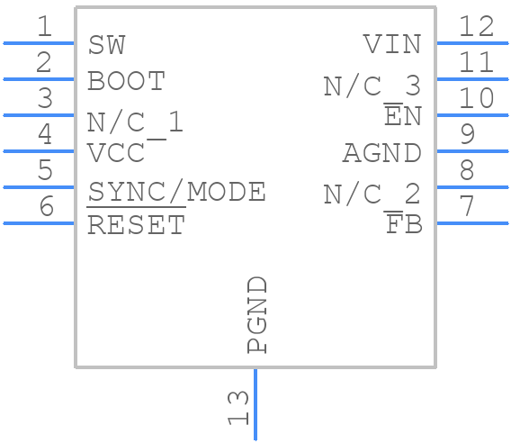 LM63625CAQDRRRQ1 - Texas Instruments - PCB symbol