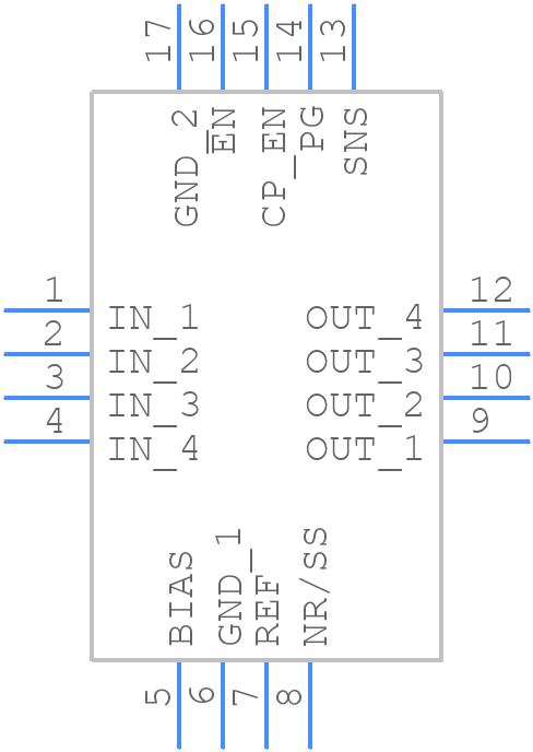 TPS7A5701QWRTERQ1 - Texas Instruments - PCB symbol