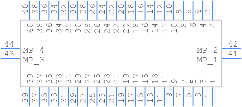 5054134017 - Molex - PCB symbol