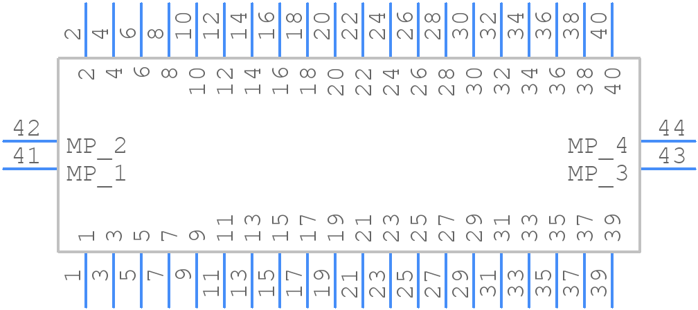 5054174017 - Molex - PCB symbol