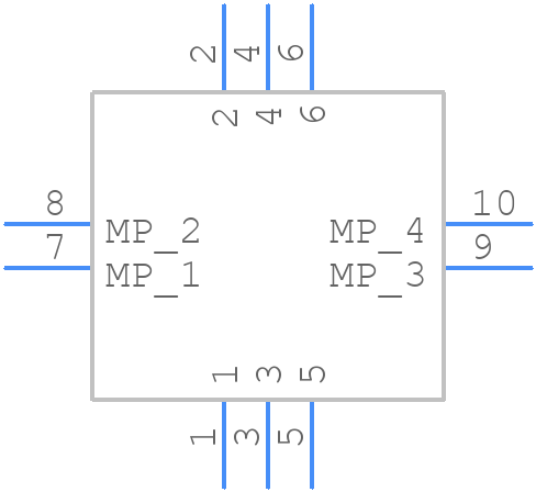 5054170617 - Molex - PCB symbol