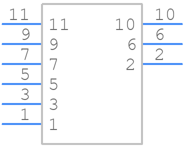 0930704002 - Molex - PCB symbol