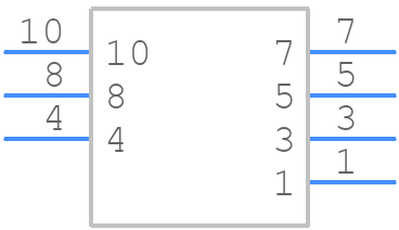 0930703504 - Molex - PCB symbol