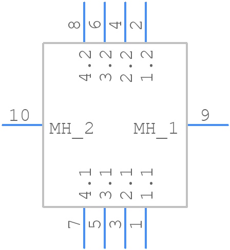 0469864431 - Molex - PCB symbol