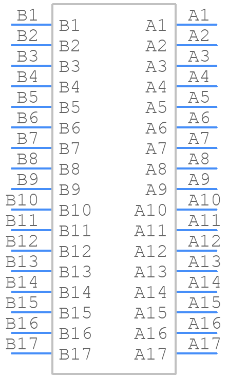 0791091040 - Molex - PCB symbol