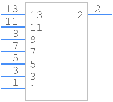 0930705002 - Molex - PCB symbol