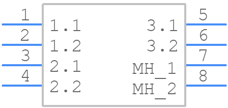 0460075103 - Molex - PCB symbol
