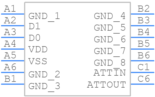 ADRF5476BCDZ - Analog Devices - PCB symbol