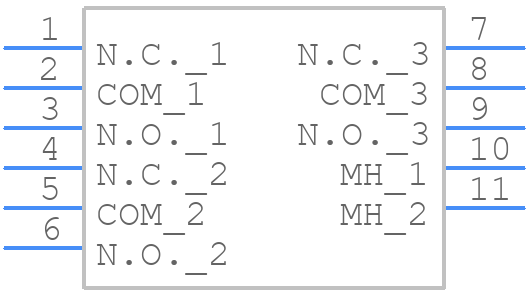 1003P2T1B4M6RE - E-Switch - PCB symbol