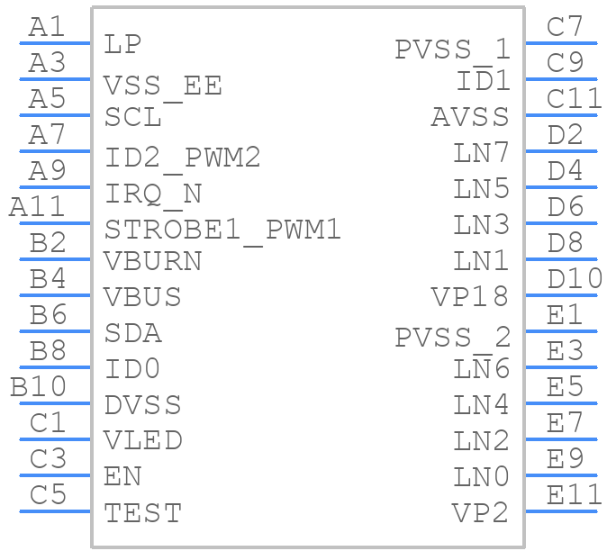 AS1181 WLP - ams OSRAM - PCB symbol