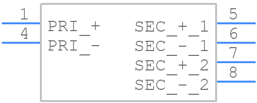 F12-090 - Triad Magnetics - PCB symbol