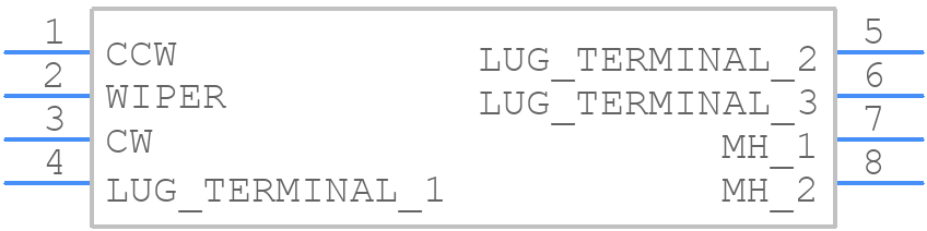 RS6011SP6004 - ALPS Electric - PCB symbol