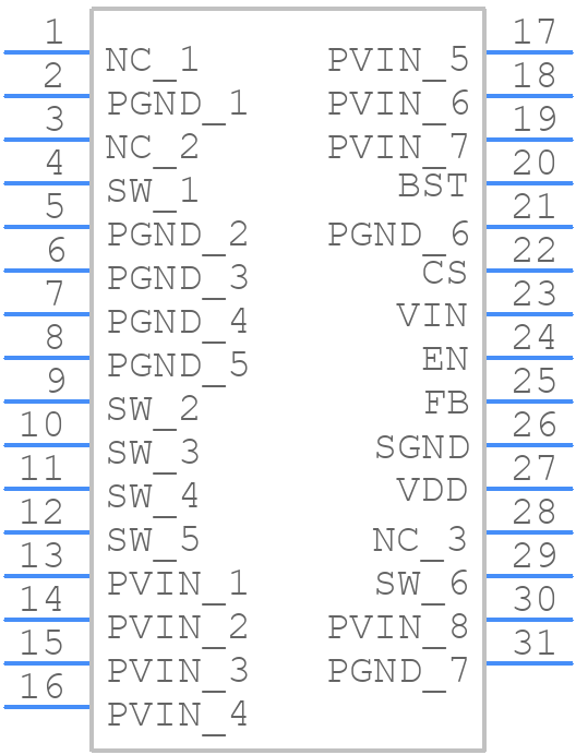 MIC26400YJL-TR - Microchip - PCB symbol