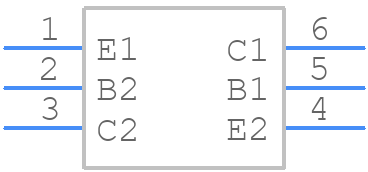 US6X8TR - ROHM Semiconductor - PCB symbol