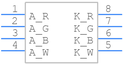 XL-5050RGBW - XINGLIGHT - PCB symbol