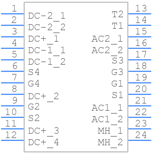 CBB017M12FM4T - Wolfspeed - PCB symbol