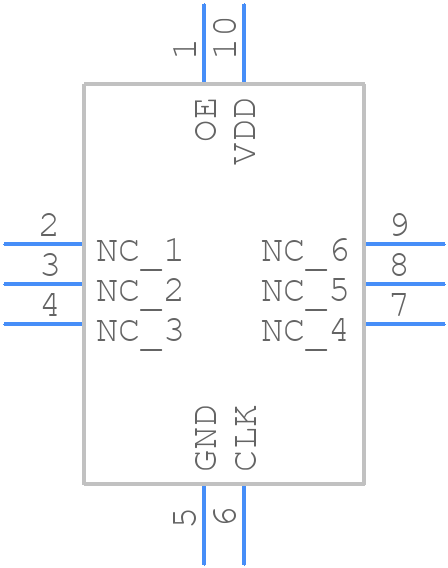 SIT5503AI-WW-25E0-4.096000F - SiTime - PCB symbol