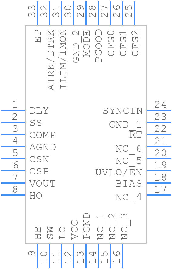 LM5126AQRHBRQ1 - Texas Instruments - PCB symbol