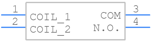 T9AS1D22-12 - TE Connectivity - PCB symbol