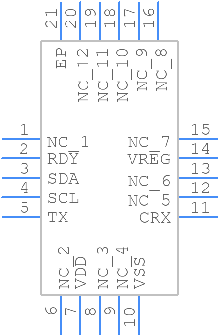 IQS324001QFR - Azoteq - PCB symbol