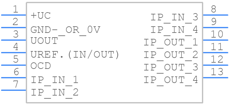 HO60-NP-0100 - LEM - PCB symbol