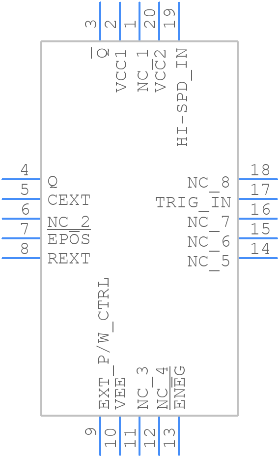 MC10198FN - Rochester Electronics - PCB symbol