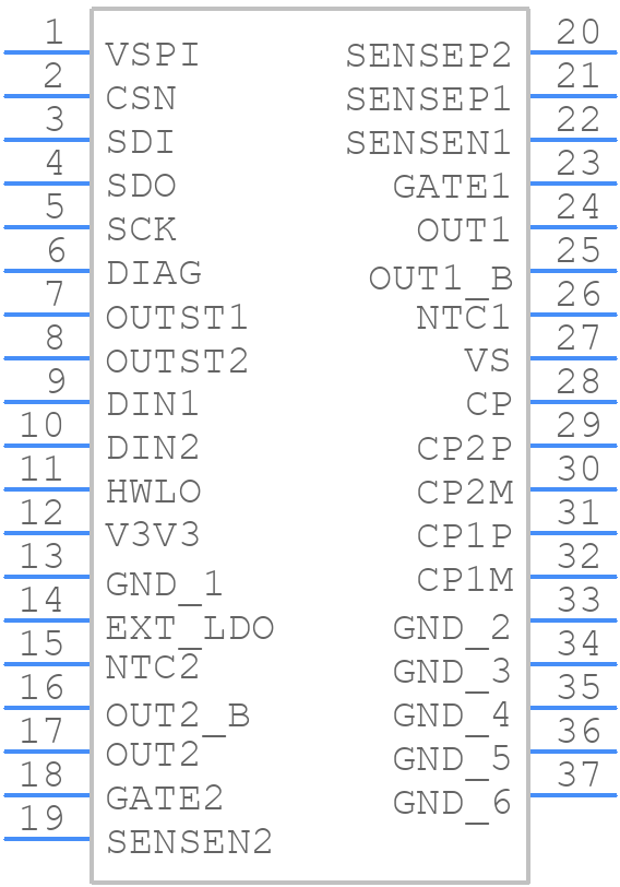 VNFD1248FTR - STMicroelectronics - PCB symbol