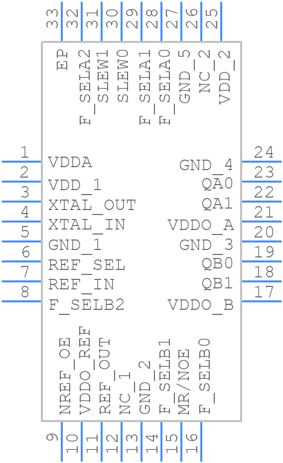 840S05AYILF - Renesas Electronics - PCB symbol