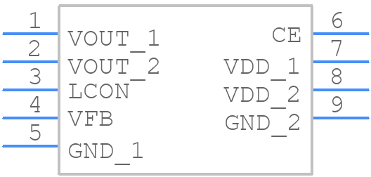 RP115L191D-E2 - Nisshinbo - PCB symbol