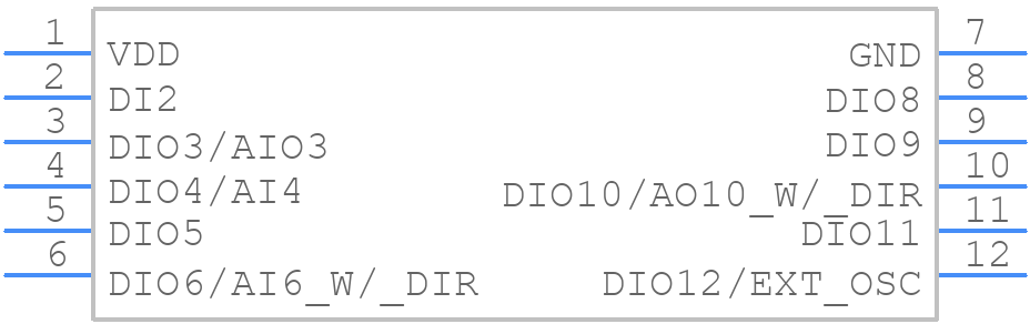 ALM1412 - Diodes Incorporated - PCB symbol