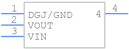 LD1117S33TR - STMicroelectronics - PCB symbol