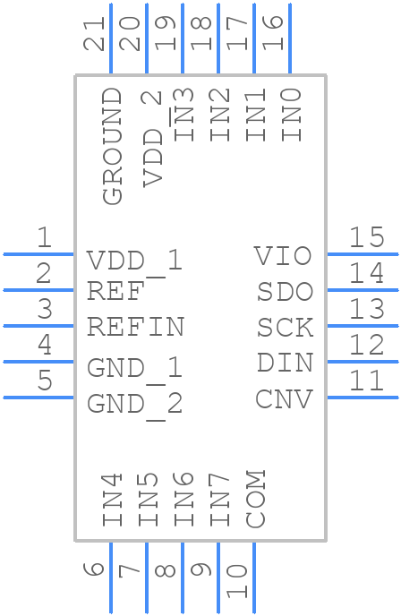 AD7949BCPZ - Rochester Electronics - PCB symbol
