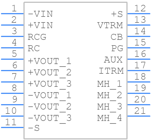 DCS1400B36 - Cosel - PCB symbol