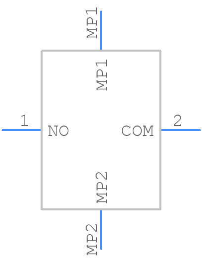 PTS636 SKG25 SMTR LFS - C & K COMPONENTS - PCB symbol