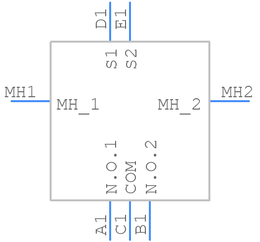 RIC11-31S20D7-TH - Same Sky - PCB symbol