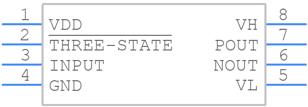 EL7154CNZ - Renesas Electronics - PCB symbol