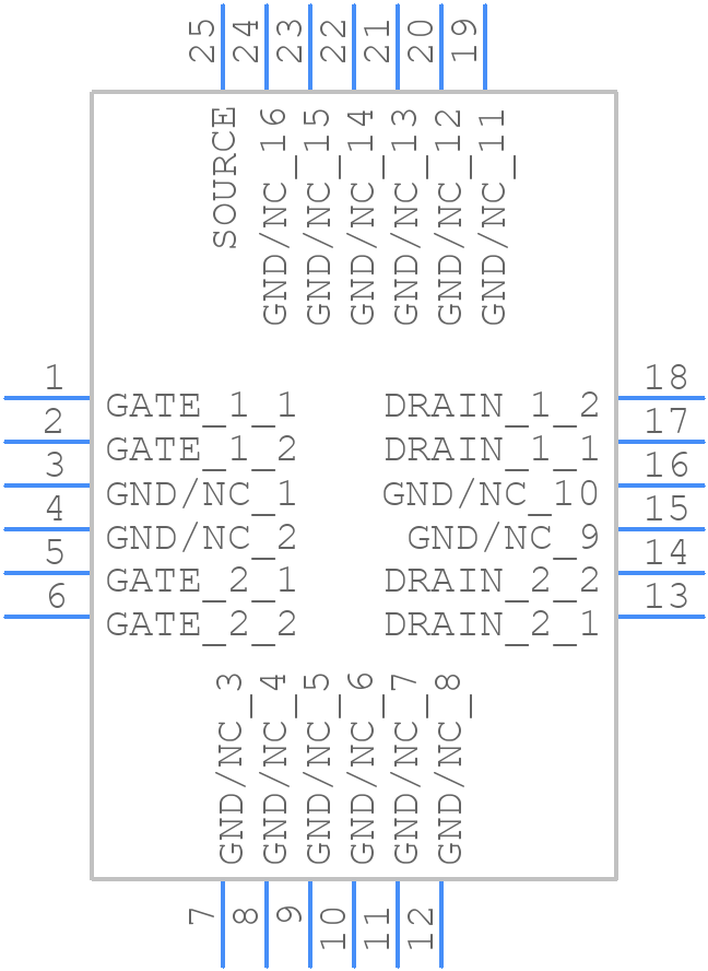 GRF5923 - Guerrilla RF - PCB symbol
