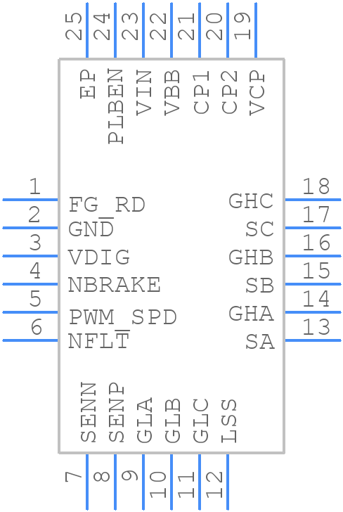 A89337GESSR - Allegro Microsystems - PCB symbol
