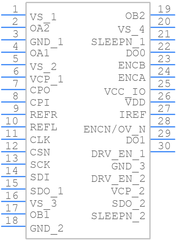 TMC5262AFV+T - Analog Devices - PCB symbol