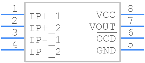 MCS1805GS-505-U-P - Monolithic Power Systems (MPS) - PCB symbol