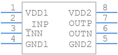 VIA0250DD - Vishay - PCB symbol